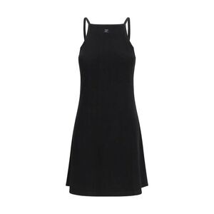 Courrèges Black Viscose Casual Women's Dress